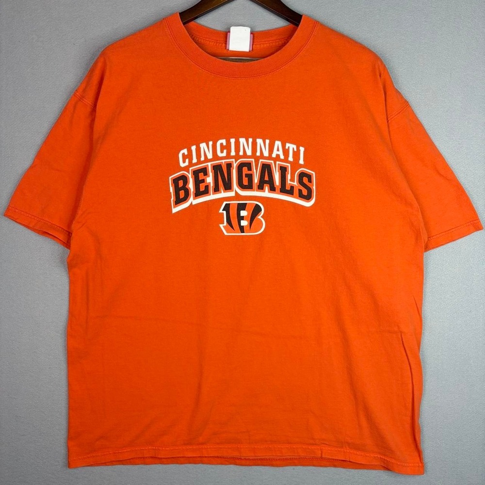 NFL Football Cincinnati Bengals Football orange t-shirt
